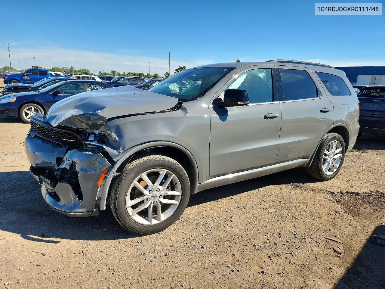 2024 Dodge Durango Gt VIN: 1C4RDJDGXRC111448 Lot: 58032136