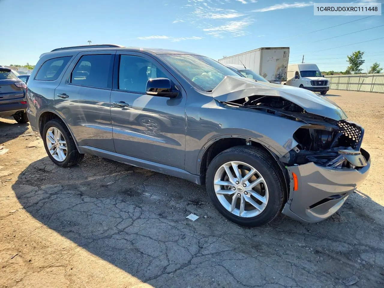 2024 Dodge Durango Gt VIN: 1C4RDJDGXRC111448 Lot: 58032136