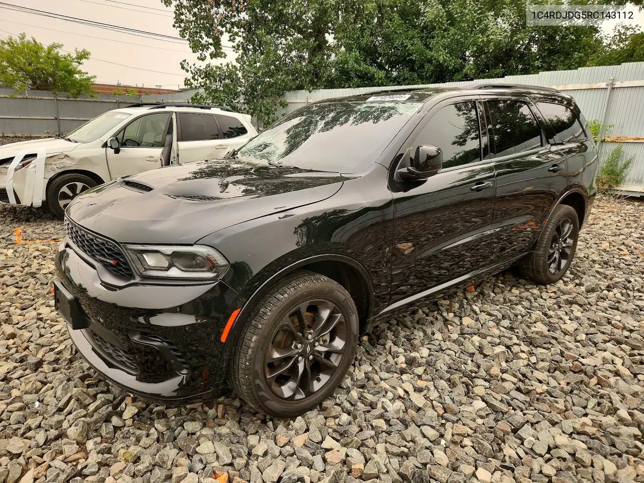 2024 Dodge Durango Gt VIN: 1C4RDJDG5RC143112 Lot: 61029446