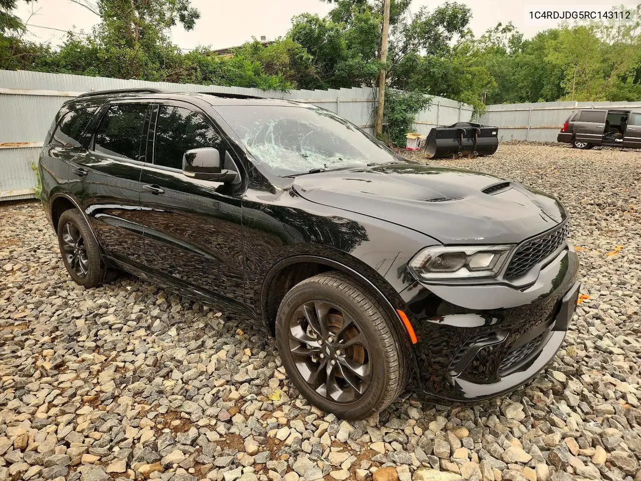 2024 Dodge Durango Gt VIN: 1C4RDJDG5RC143112 Lot: 61029446