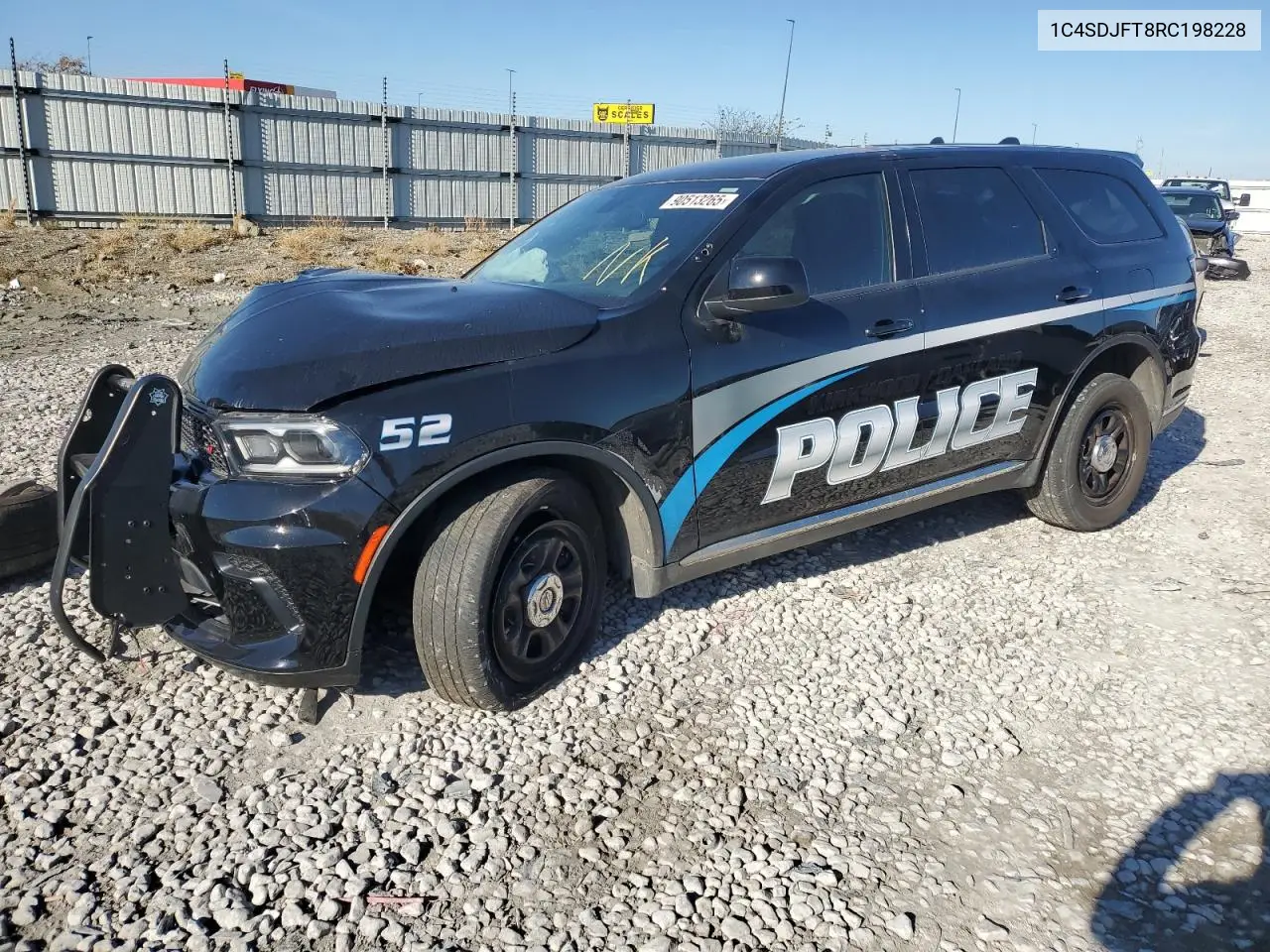 1C4SDJFT8RC198228 2024 Dodge Durango Pursuit