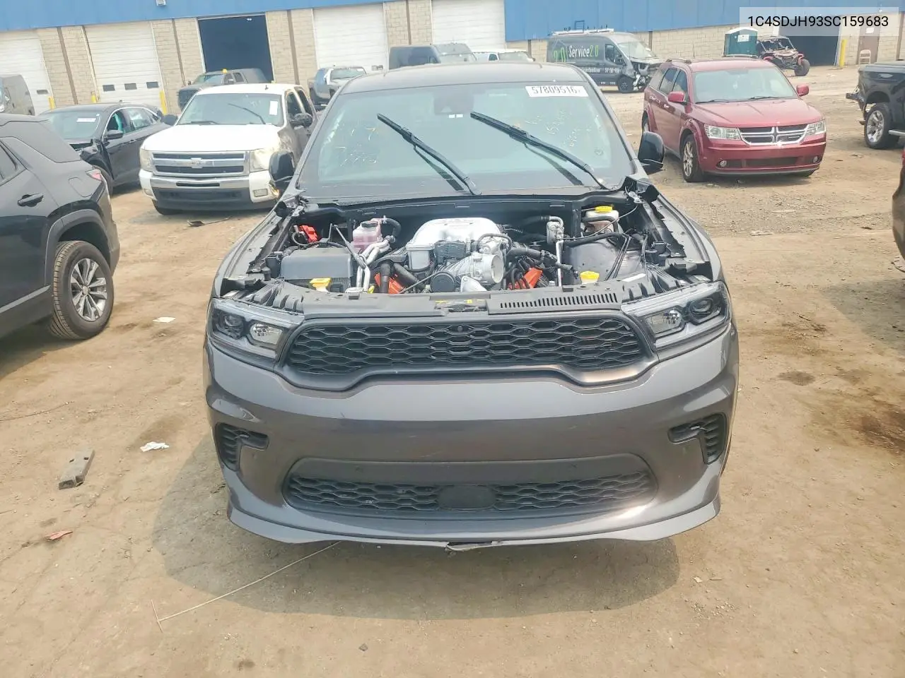 2025 Dodge Durango Srt Hellcat VIN: 1C4SDJH93SC159683 Lot: 57809516