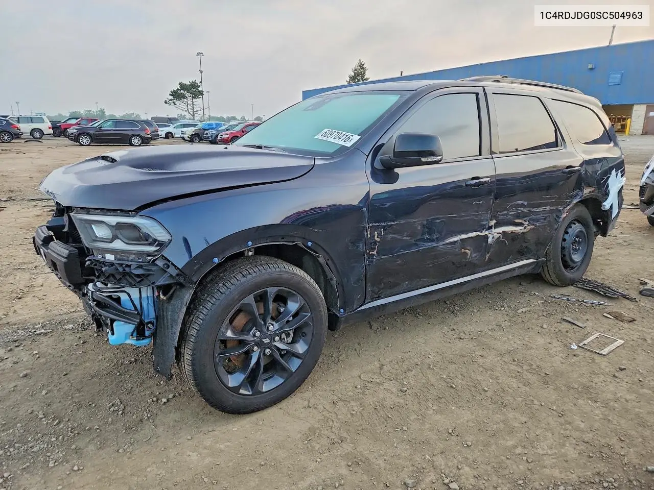 2025 Dodge Durango Gt VIN: 1C4RDJDG0SC504963 Lot: 60970416