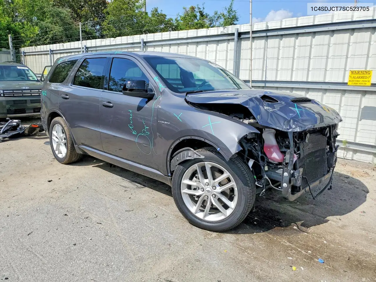 2025 Dodge Durango R/T VIN: 1C4SDJCT7SC523705 Lot: 61532916