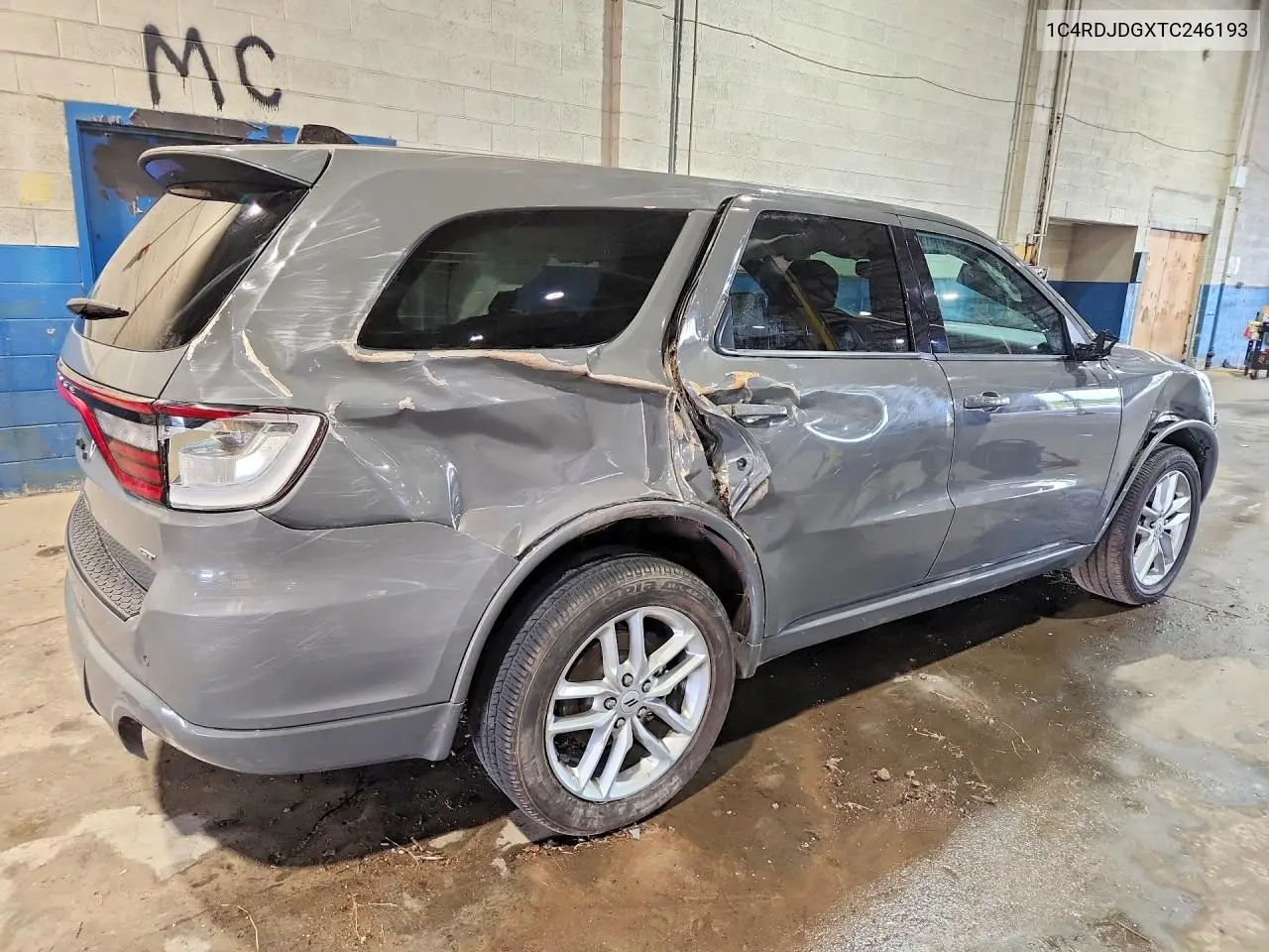 2026 Dodge Durango Gt VIN: 1C4RDJDGXTC246193 Lot: 60471436
