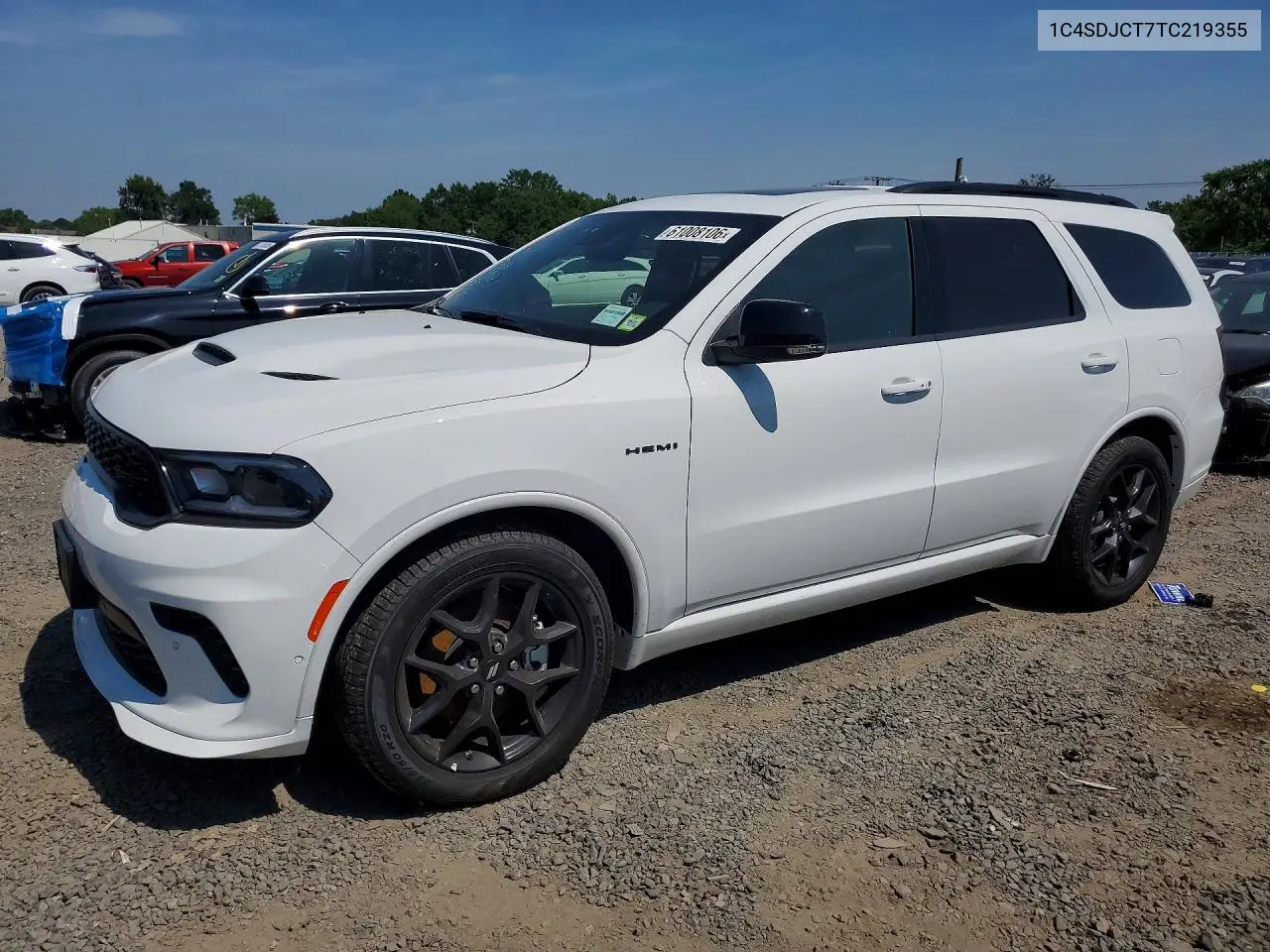 2026 Dodge Durango R/T VIN: 1C4SDJCT7TC219355 Lot: 61008106