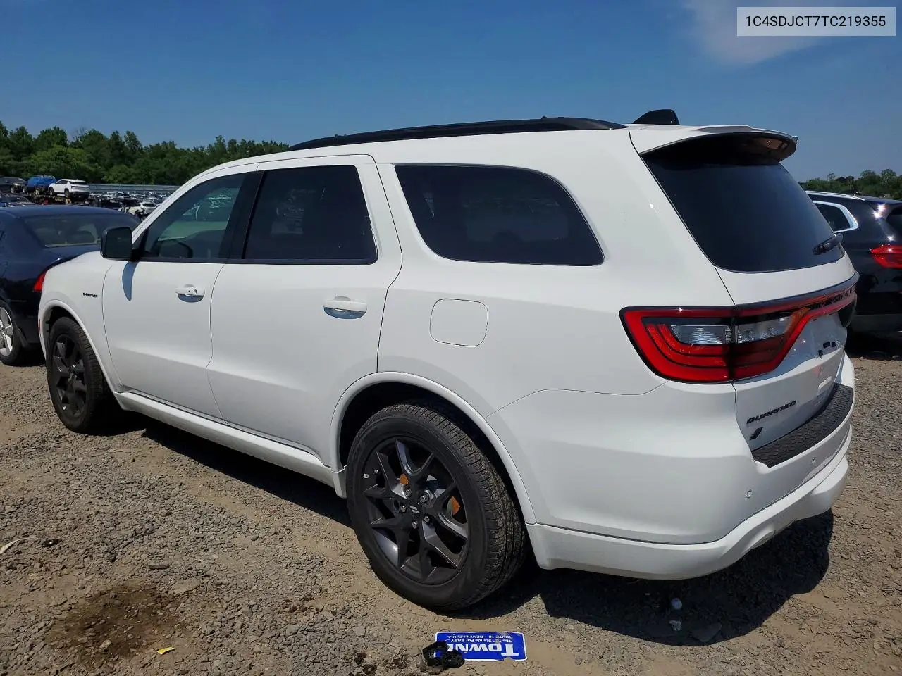 2026 Dodge Durango R/T VIN: 1C4SDJCT7TC219355 Lot: 61008106