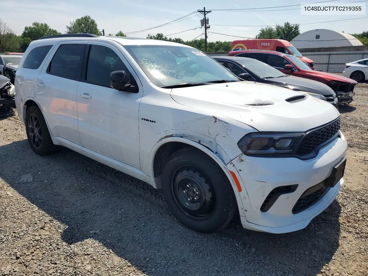 2026 Dodge Durango R/T VIN: 1C4SDJCT7TC219355 Lot: 61008106