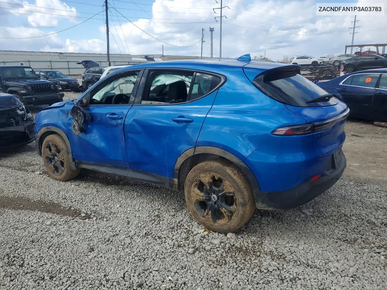 2023 Dodge Hornet Gt VIN: ZACNDFAN1P3A03783 Lot: 45730136