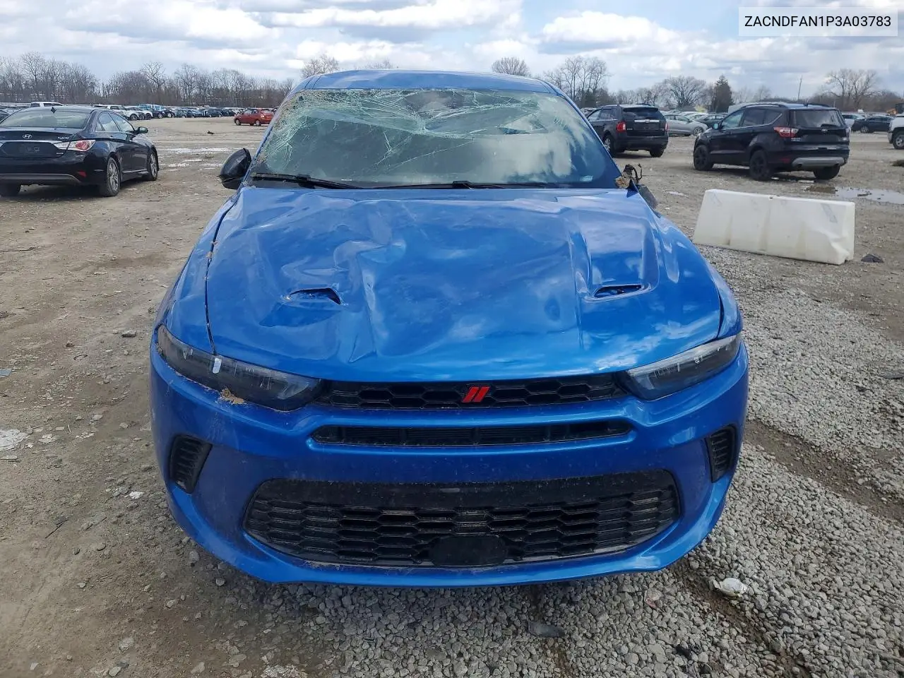 2023 Dodge Hornet Gt VIN: ZACNDFAN1P3A03783 Lot: 45730136