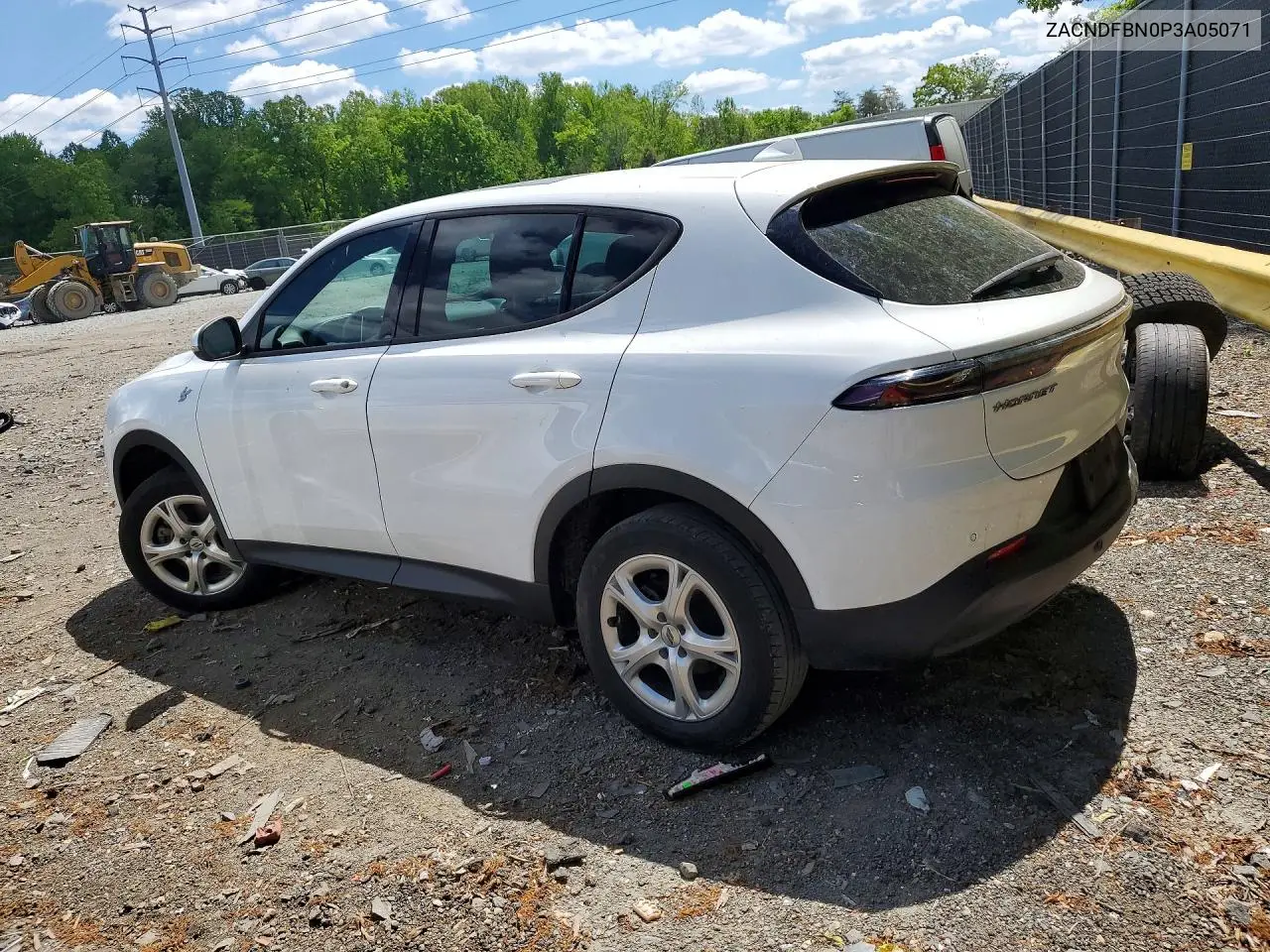 2023 Dodge Hornet Gt Plus VIN: ZACNDFBN0P3A05071 Lot: 50926556