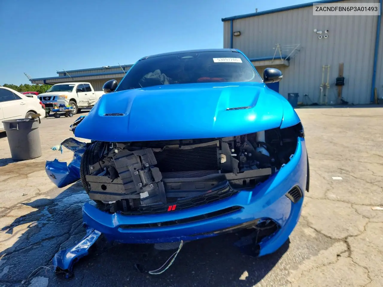 2023 Dodge Hornet Gt Plus VIN: ZACNDFBN6P3A01493 Lot: 53097206