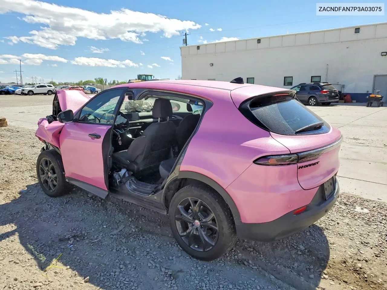 2023 Dodge Hornet Gt VIN: ZACNDFAN7P3A03075 Lot: 54730656