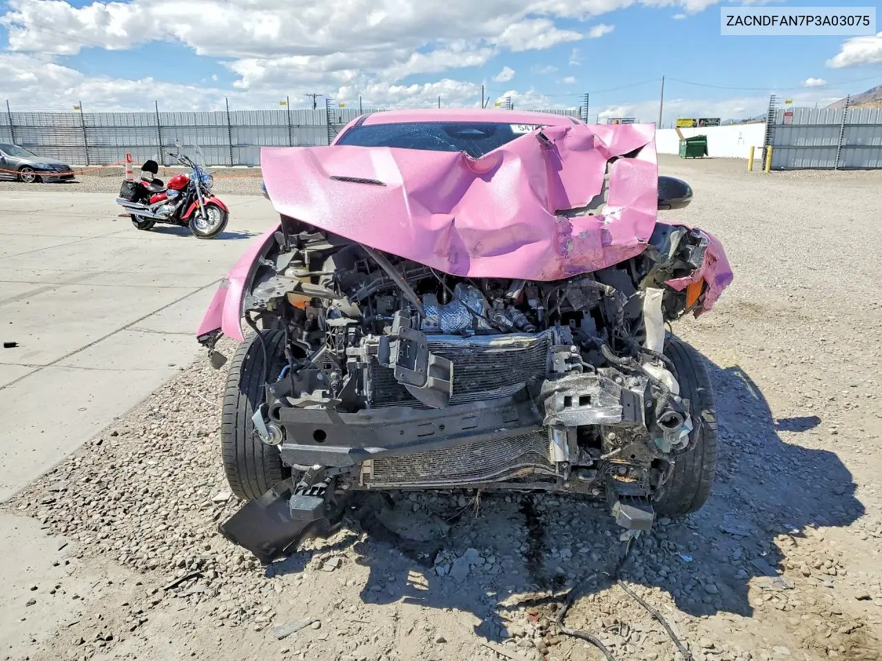 2023 Dodge Hornet Gt VIN: ZACNDFAN7P3A03075 Lot: 54730656