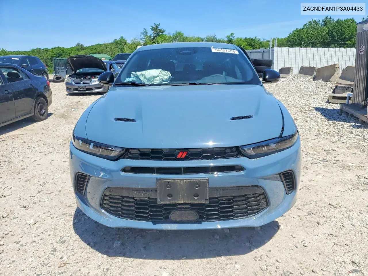 2023 Dodge Hornet Gt VIN: ZACNDFAN1P3A04433 Lot: 56427586