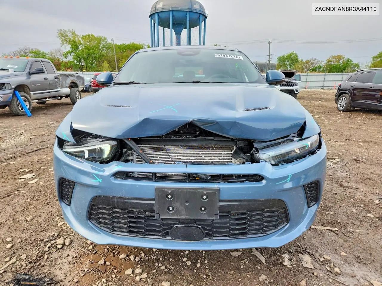 2024 Dodge Hornet Gt VIN: ZACNDFAN8R3A44110 Lot: 51637216