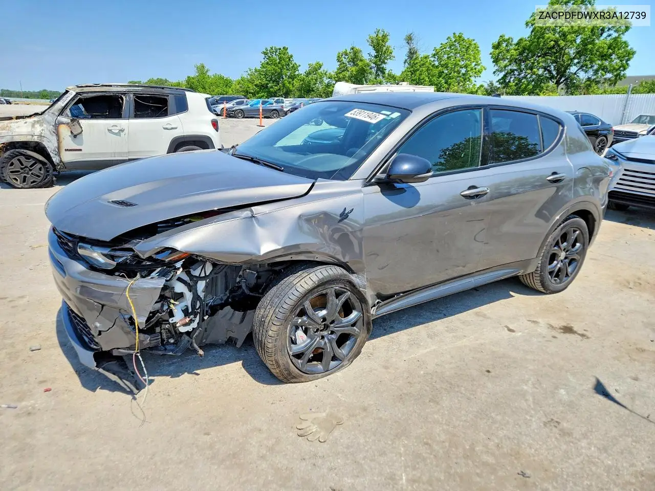 2024 Dodge Hornet R VIN: ZACPDFDWXR3A12739 Lot: 53911946