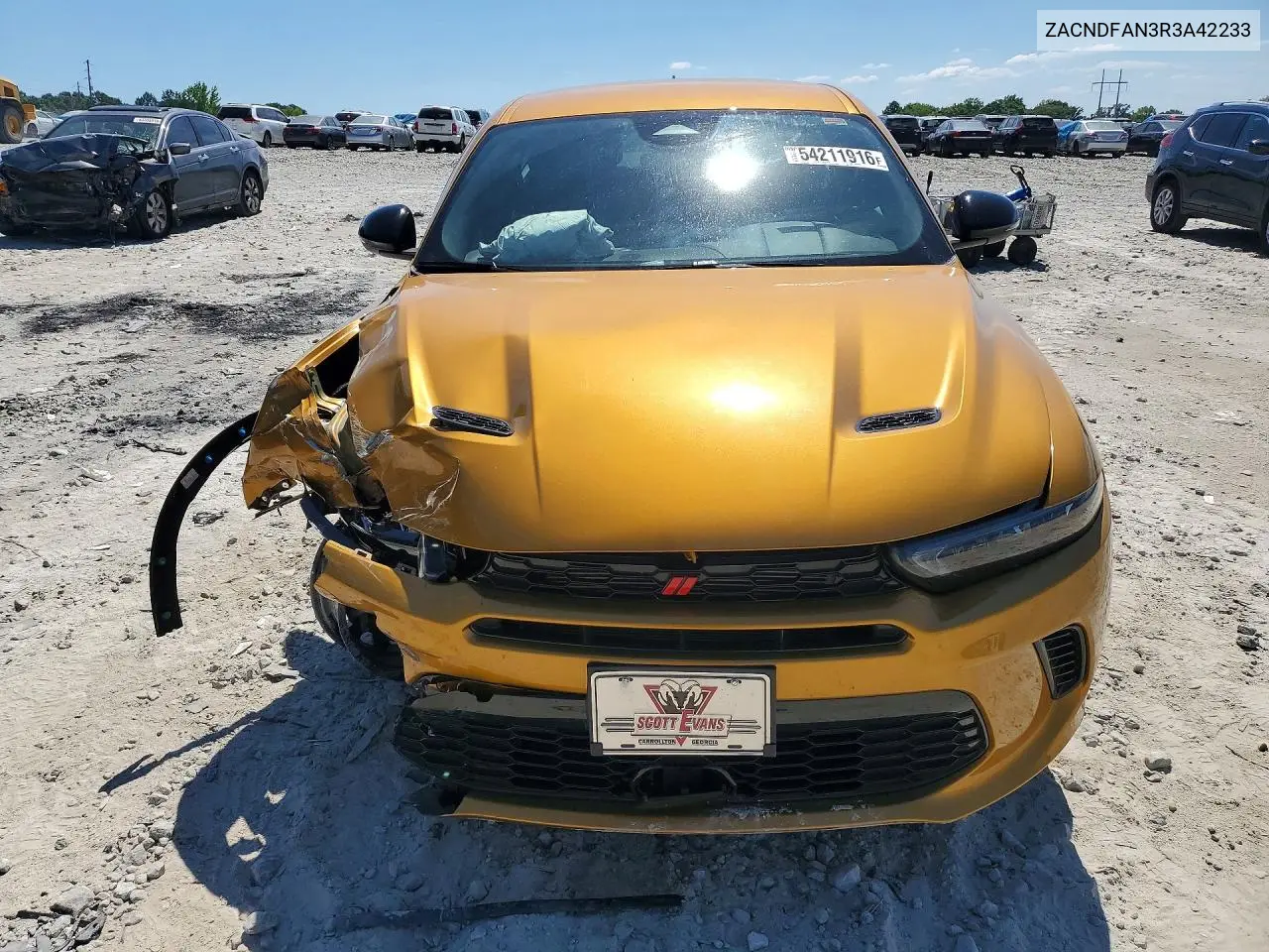2024 Dodge Hornet Gt VIN: ZACNDFAN3R3A42233 Lot: 54211916