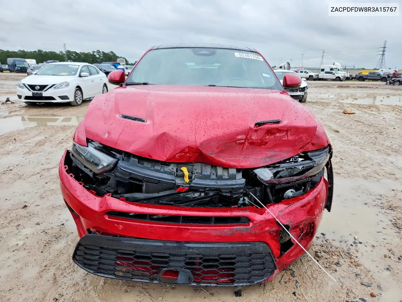 2024 Dodge Hornet R/T Plus VIN: ZACPDFDW8R3A15767 Lot: 55181156