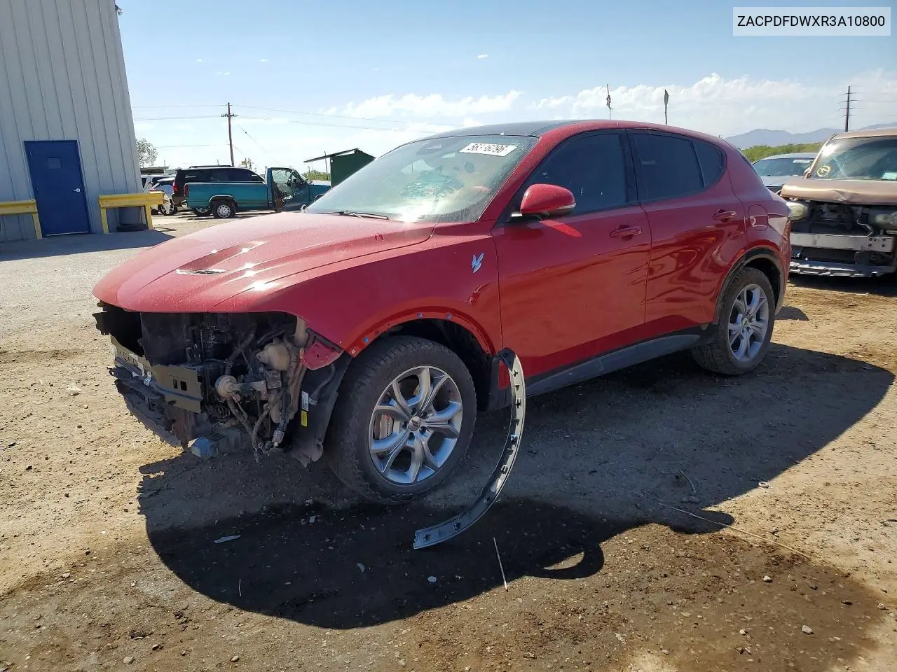 2024 Dodge Hornet R VIN: ZACPDFDWXR3A10800 Lot: 56336296
