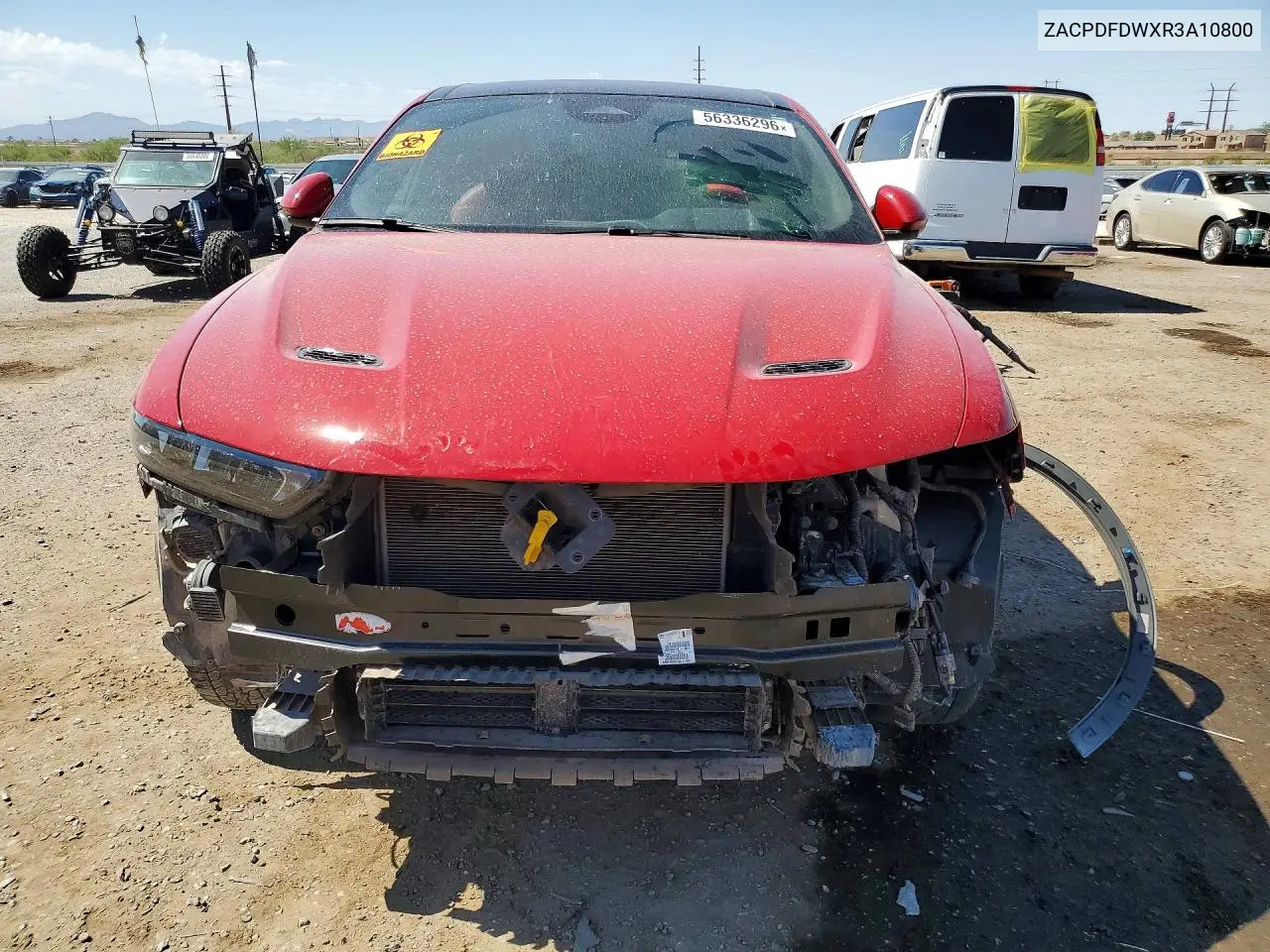 2024 Dodge Hornet R VIN: ZACPDFDWXR3A10800 Lot: 56336296