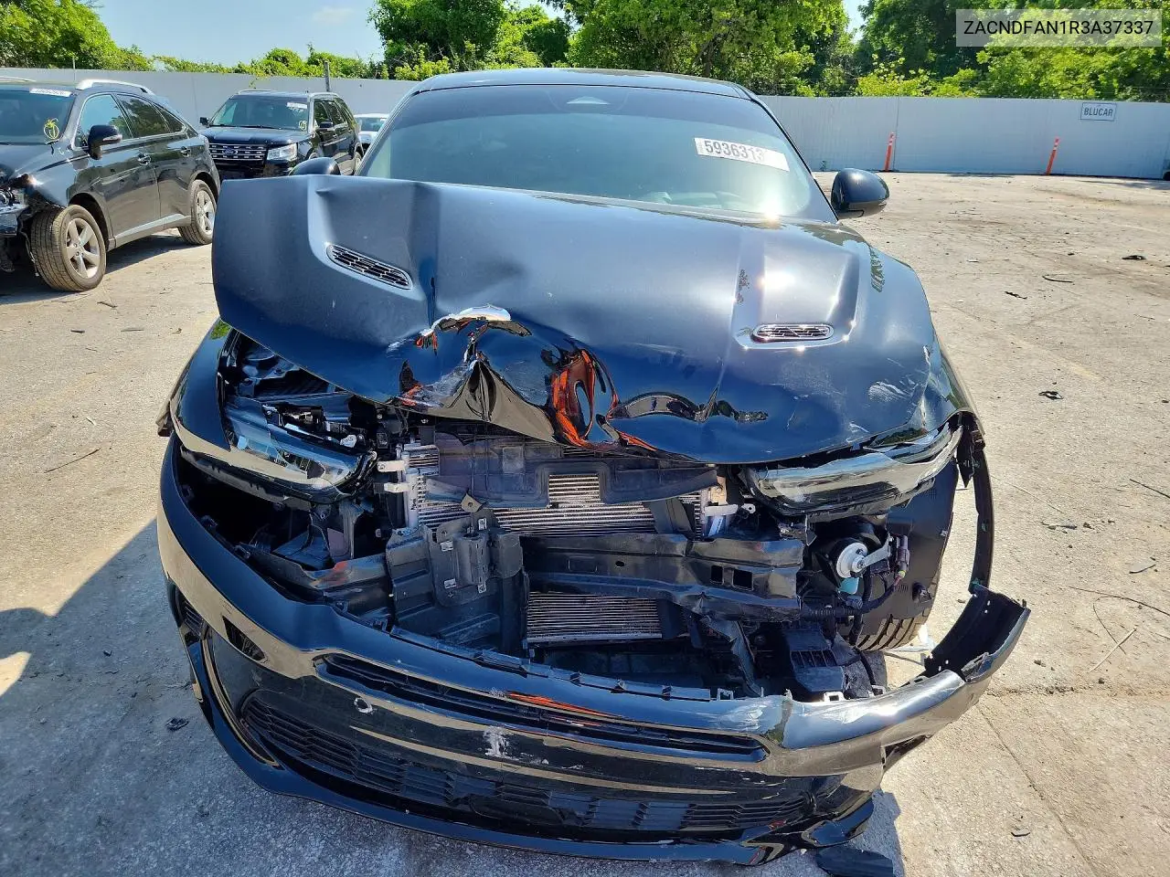 2024 Dodge Hornet Gt VIN: ZACNDFAN1R3A37337 Lot: 59363136