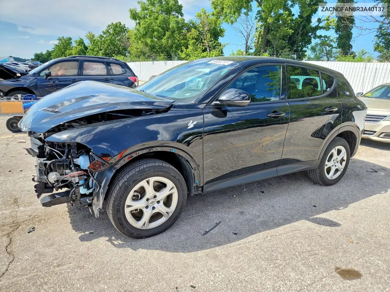 2024 Dodge Hornet Gt VIN: ZACNDFAN8R3A40137 Lot: 59680216