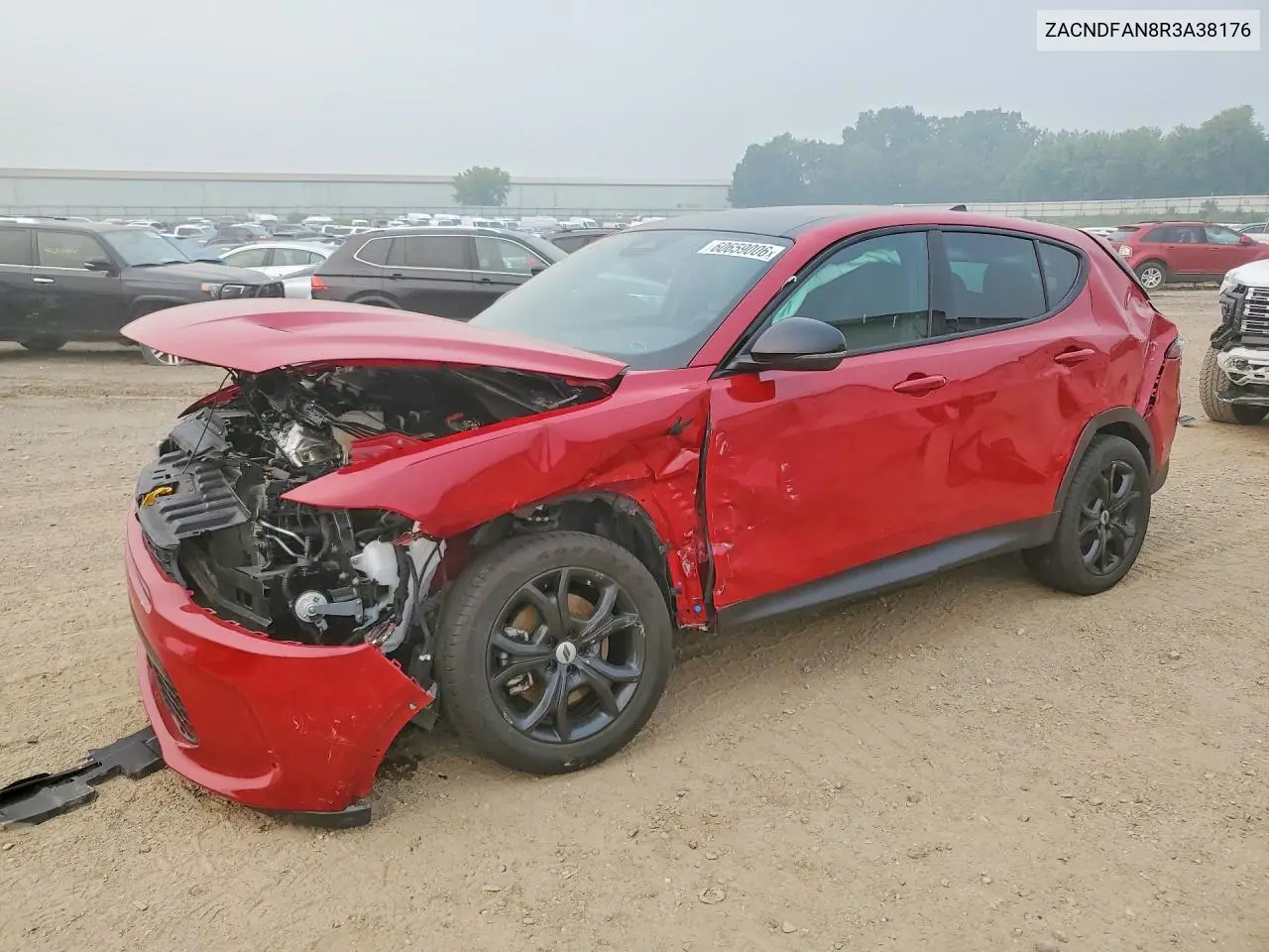 2024 Dodge Hornet Gt VIN: ZACNDFAN8R3A38176 Lot: 60659006