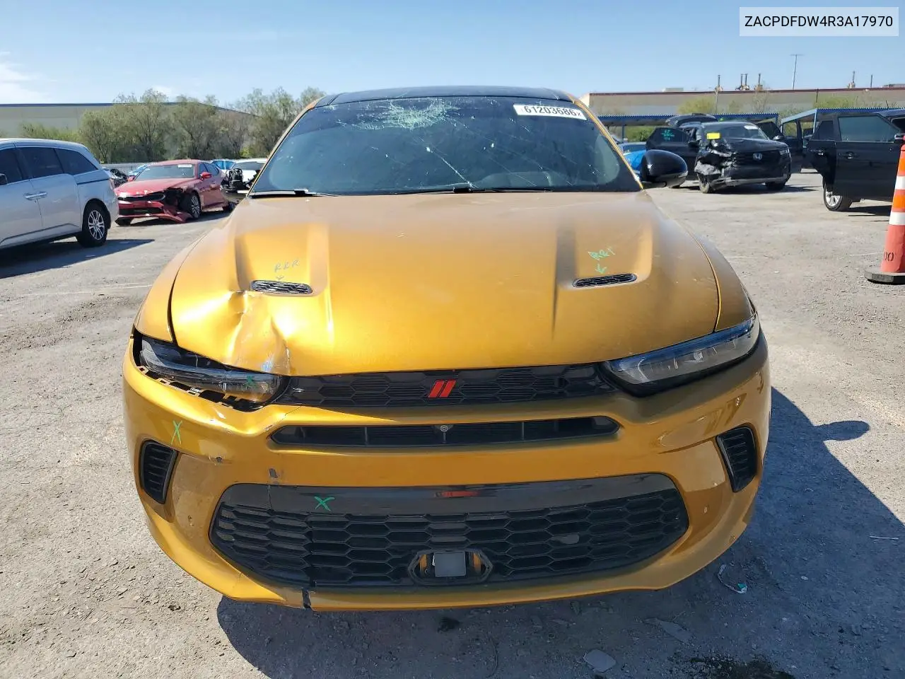 2024 Dodge Hornet R/T Plus VIN: ZACPDFDW4R3A17970 Lot: 61203686