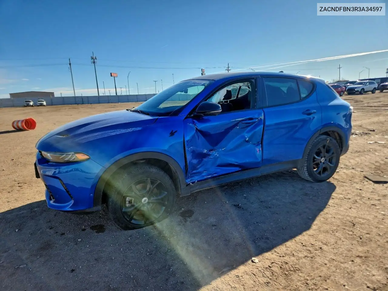 2024 Dodge Hornet Gt Plus VIN: ZACNDFBN3R3A34597 Lot: 72440105