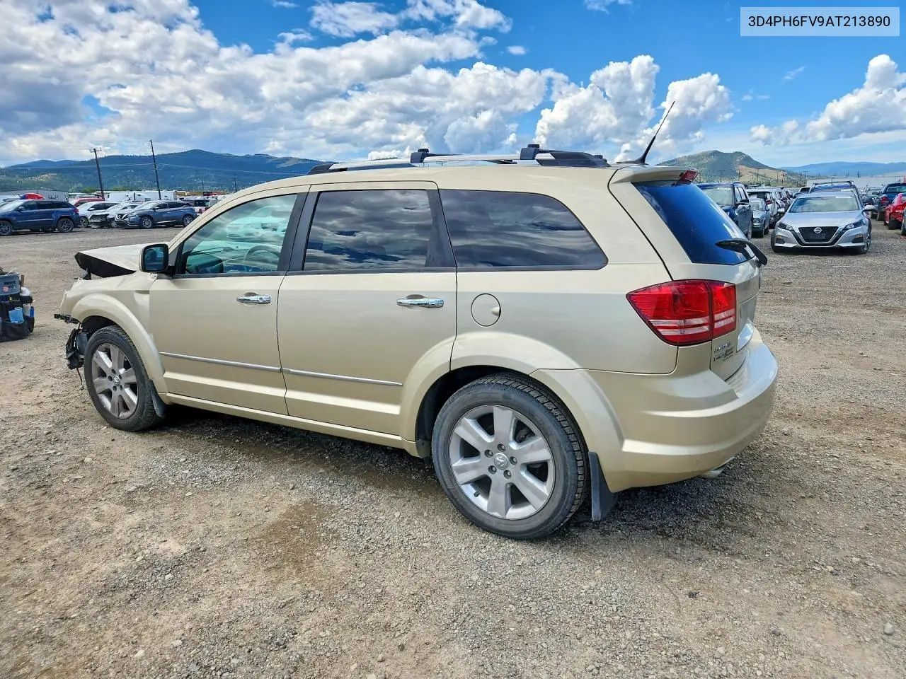 2010 Dodge Journey R/T VIN: 3D4PH6FV9AT213890 Lot: 59690956