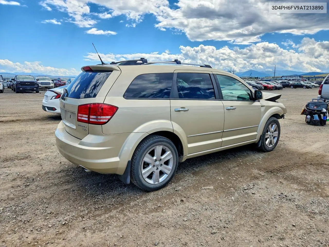 2010 Dodge Journey R/T VIN: 3D4PH6FV9AT213890 Lot: 59690956
