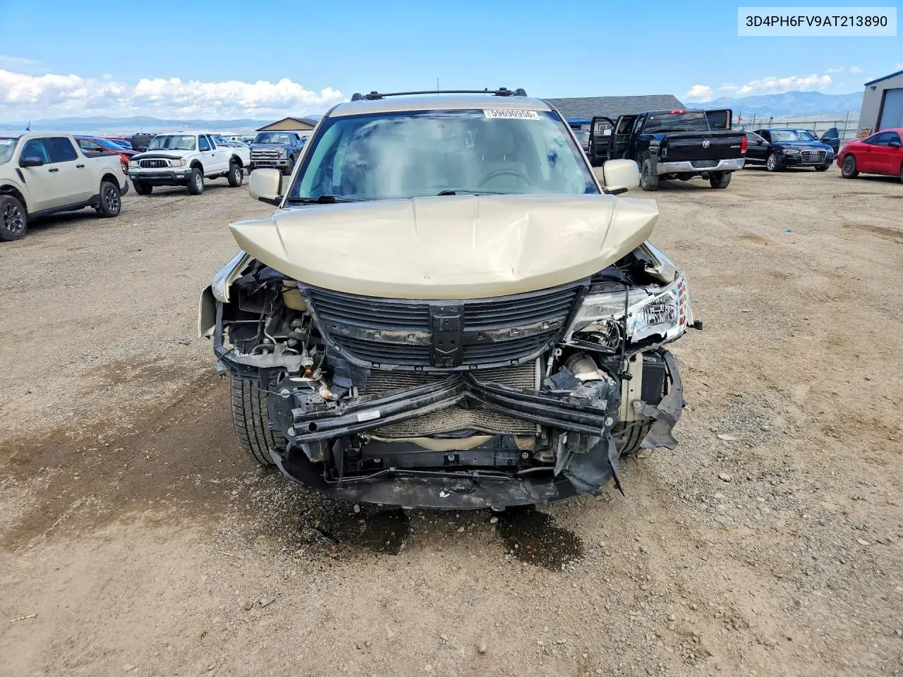 2010 Dodge Journey R/T VIN: 3D4PH6FV9AT213890 Lot: 59690956