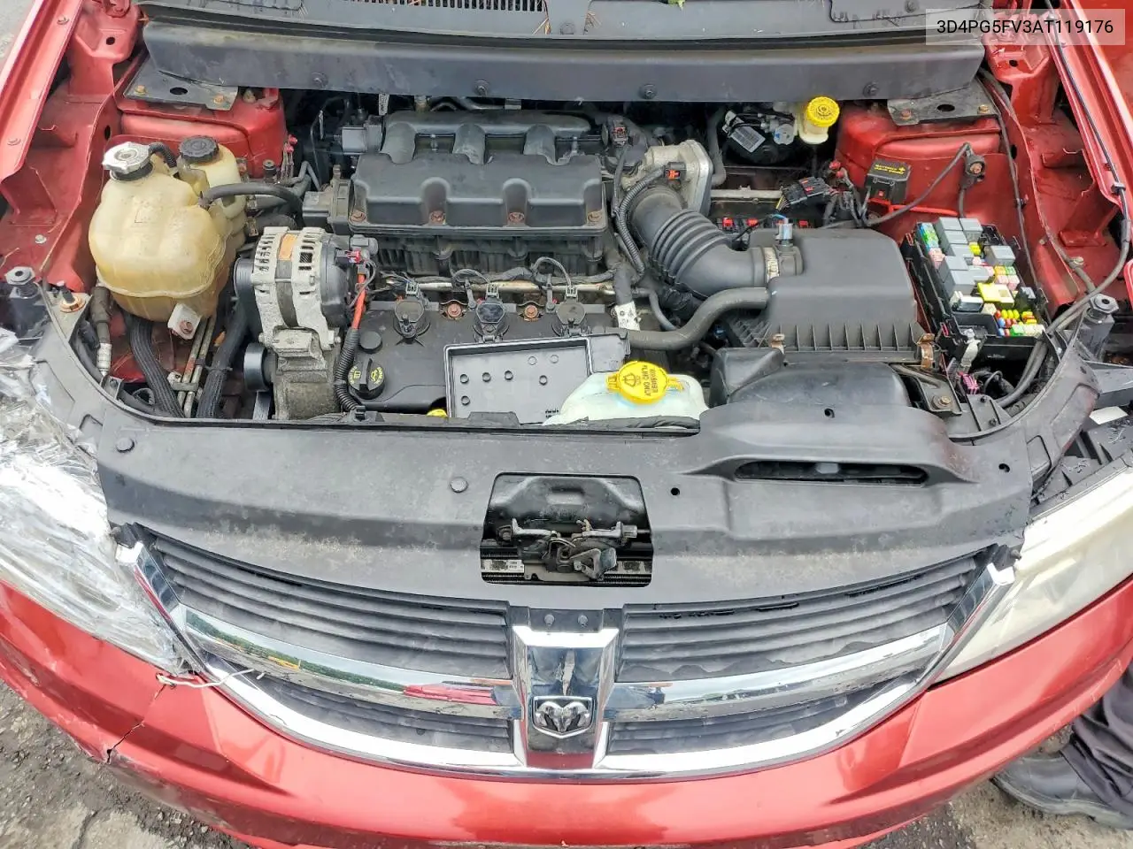 2010 Dodge Journey Sxt VIN: 3D4PG5FV3AT119176 Lot: 61753936
