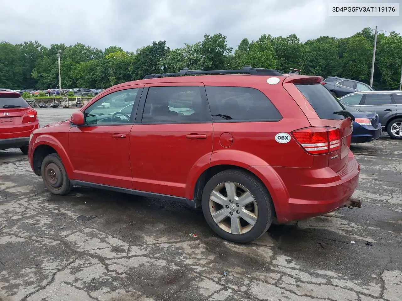 2010 Dodge Journey Sxt VIN: 3D4PG5FV3AT119176 Lot: 61753936
