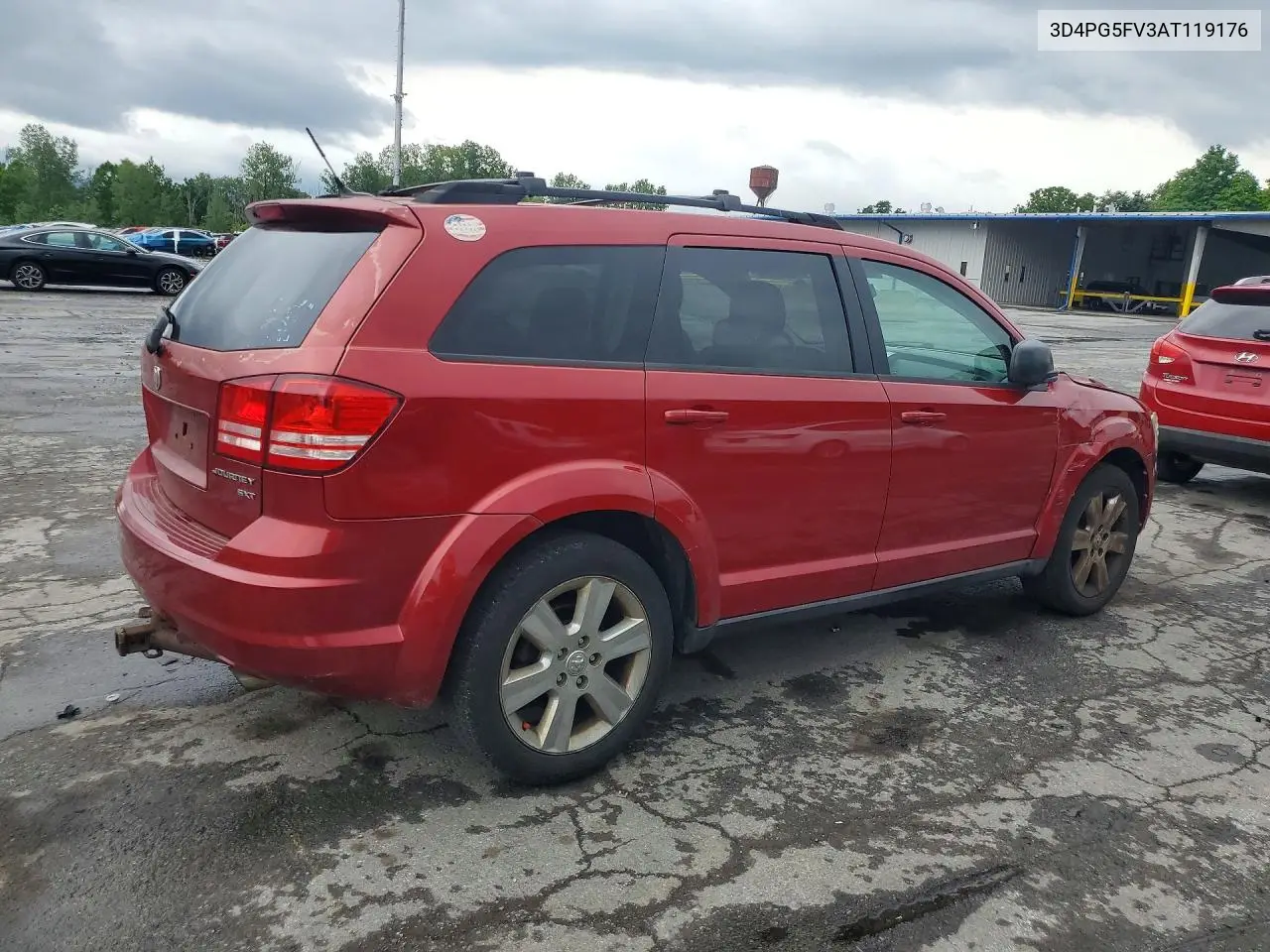 2010 Dodge Journey Sxt VIN: 3D4PG5FV3AT119176 Lot: 61753936