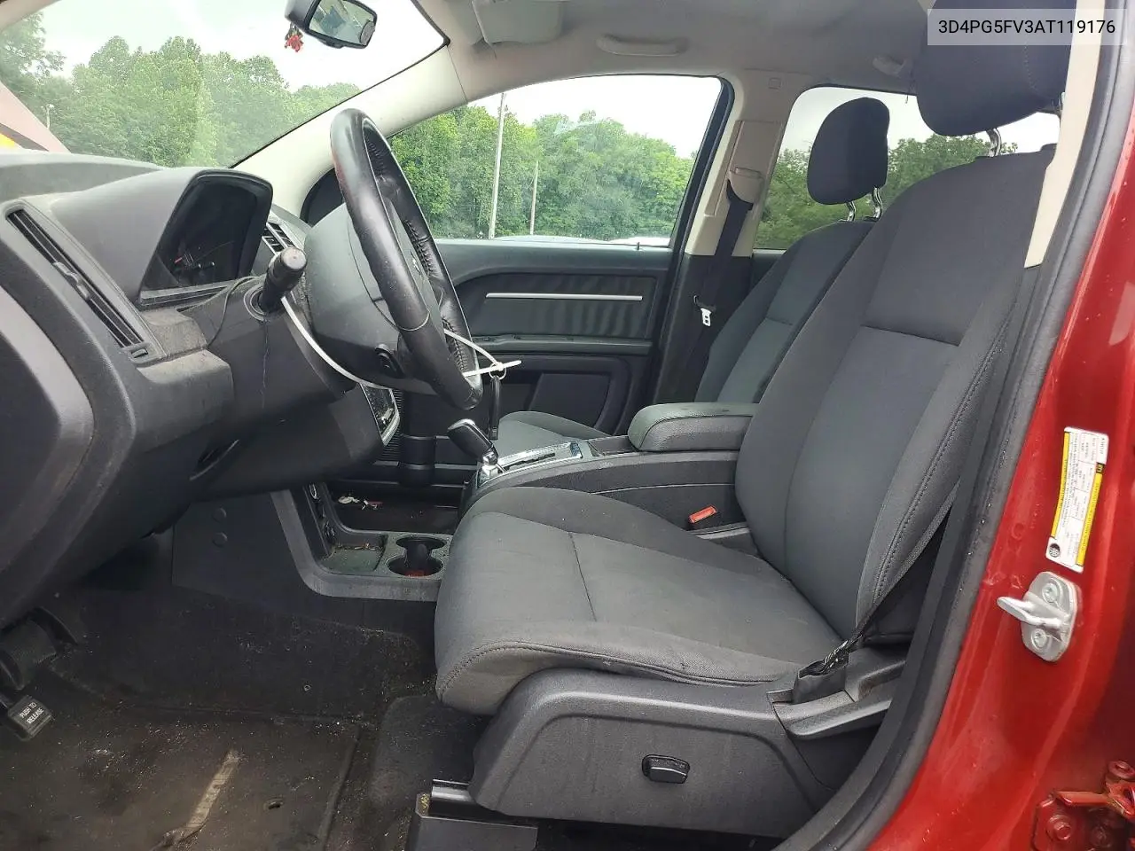 2010 Dodge Journey Sxt VIN: 3D4PG5FV3AT119176 Lot: 61753936