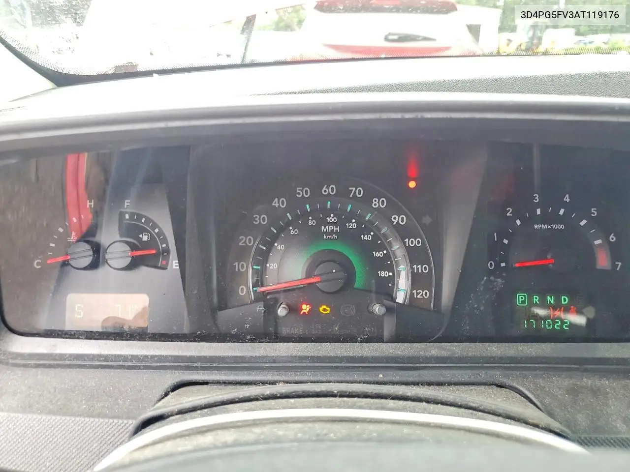 2010 Dodge Journey Sxt VIN: 3D4PG5FV3AT119176 Lot: 61753936