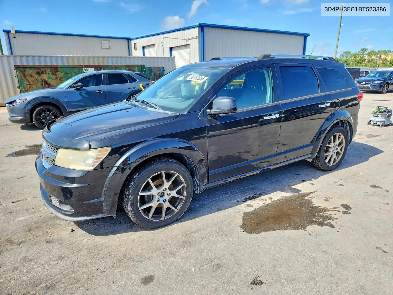2011 Dodge Journey Crew VIN: 3D4PH3FG1BT523386 Lot: 59882036
