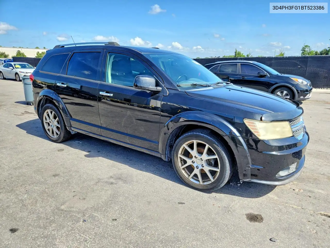 2011 Dodge Journey Crew VIN: 3D4PH3FG1BT523386 Lot: 59882036