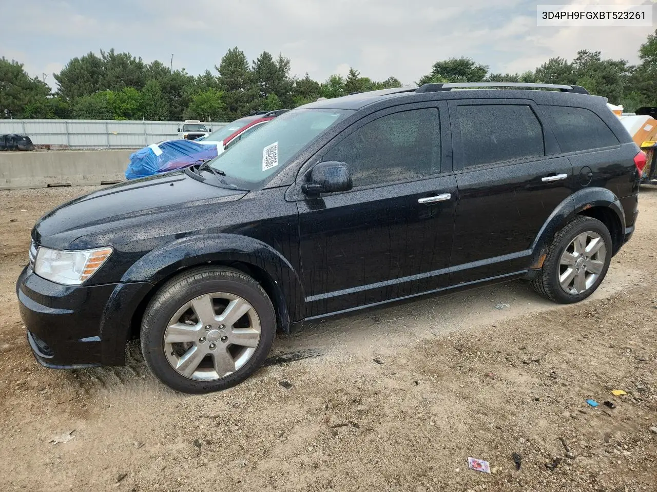 2011 Dodge Journey Lux VIN: 3D4PH9FGXBT523261 Lot: 60842036