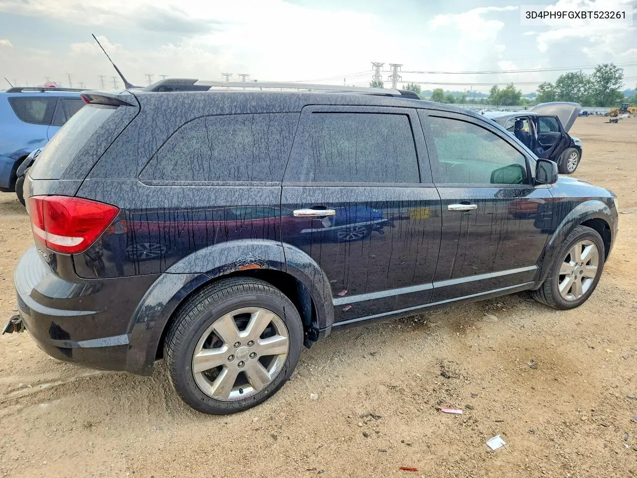 2011 Dodge Journey Lux VIN: 3D4PH9FGXBT523261 Lot: 60842036