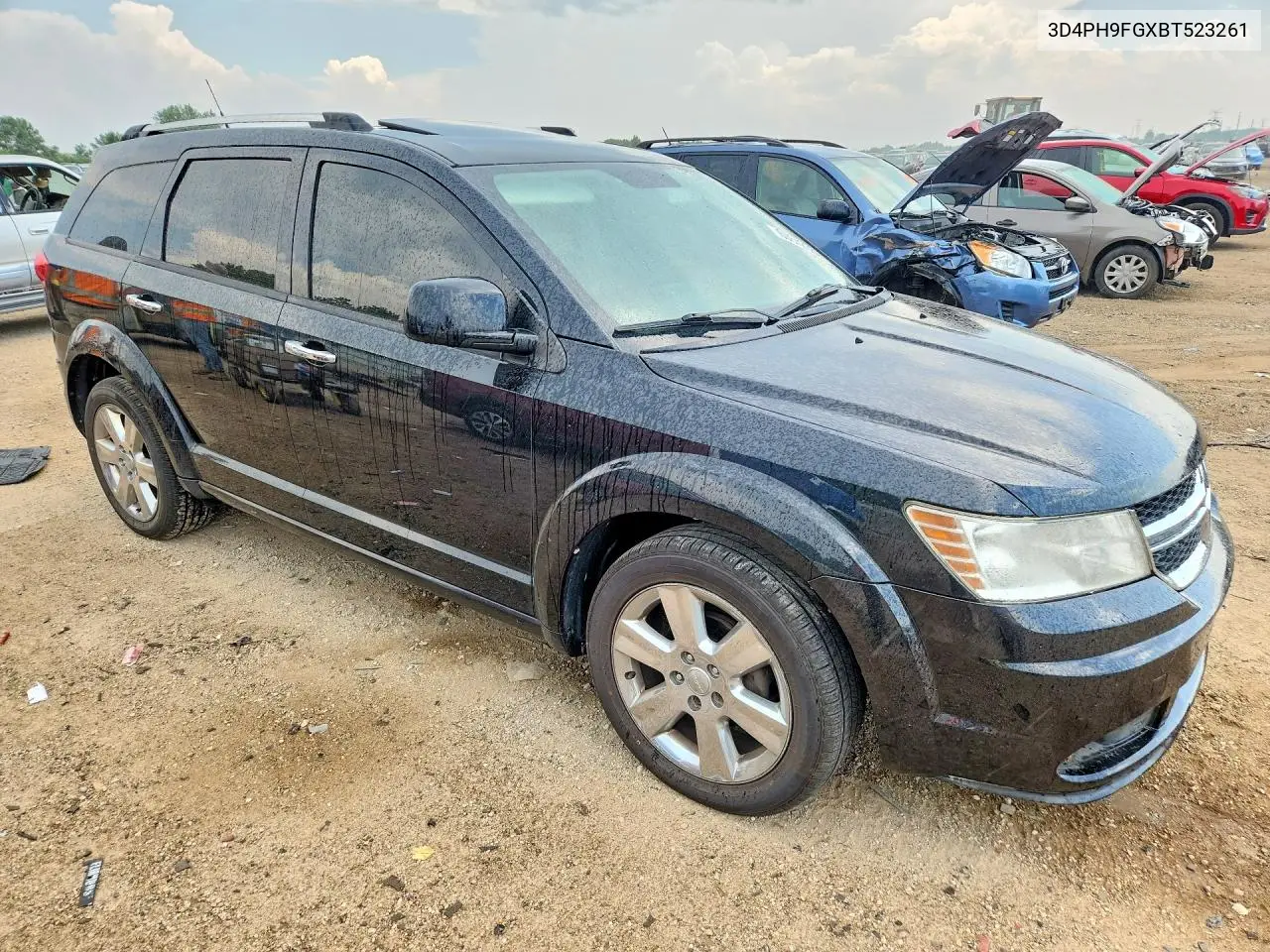 2011 Dodge Journey Lux VIN: 3D4PH9FGXBT523261 Lot: 60842036