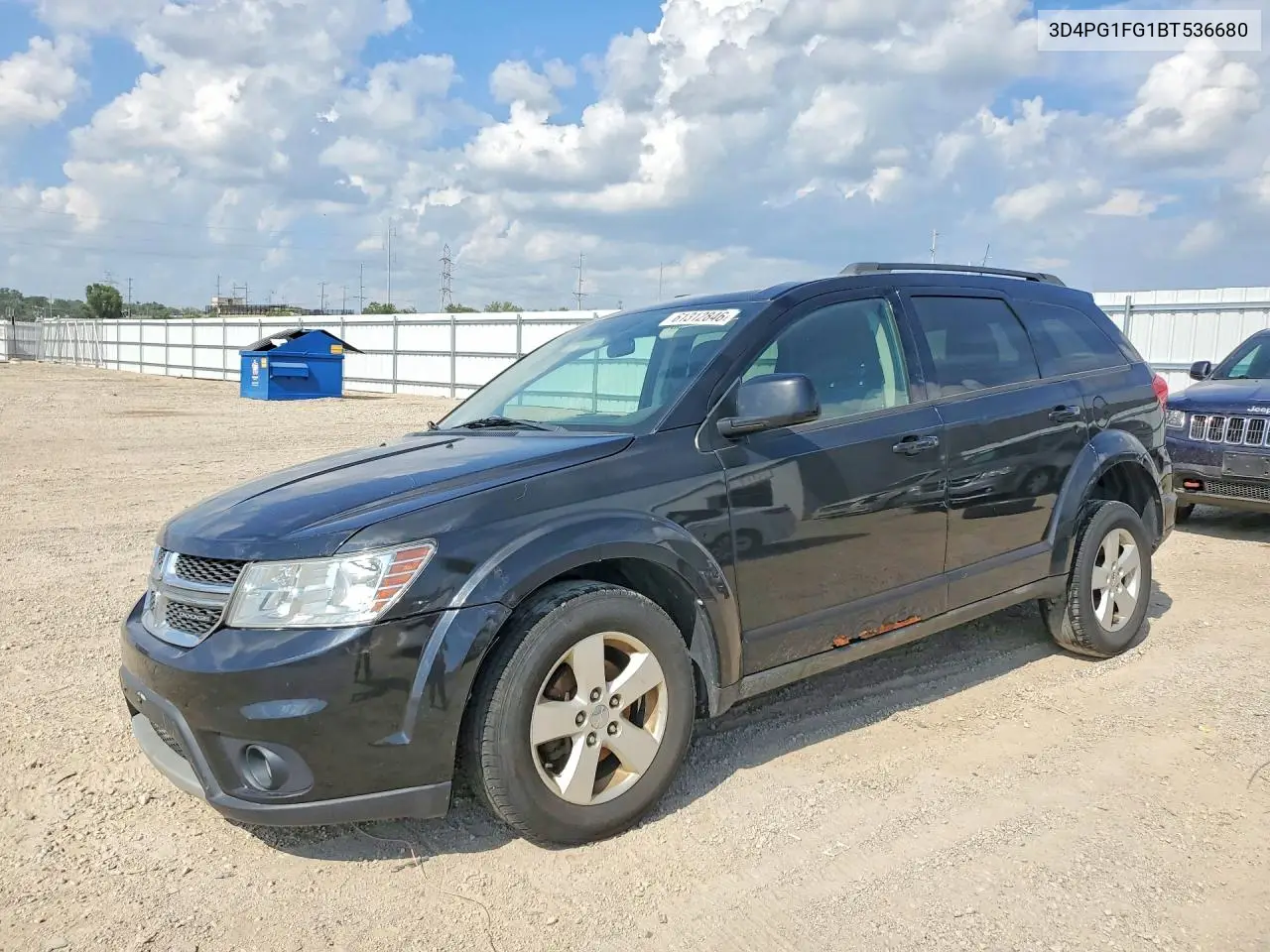 2011 Dodge Journey Mainstreet VIN: 3D4PG1FG1BT536680 Lot: 61312846