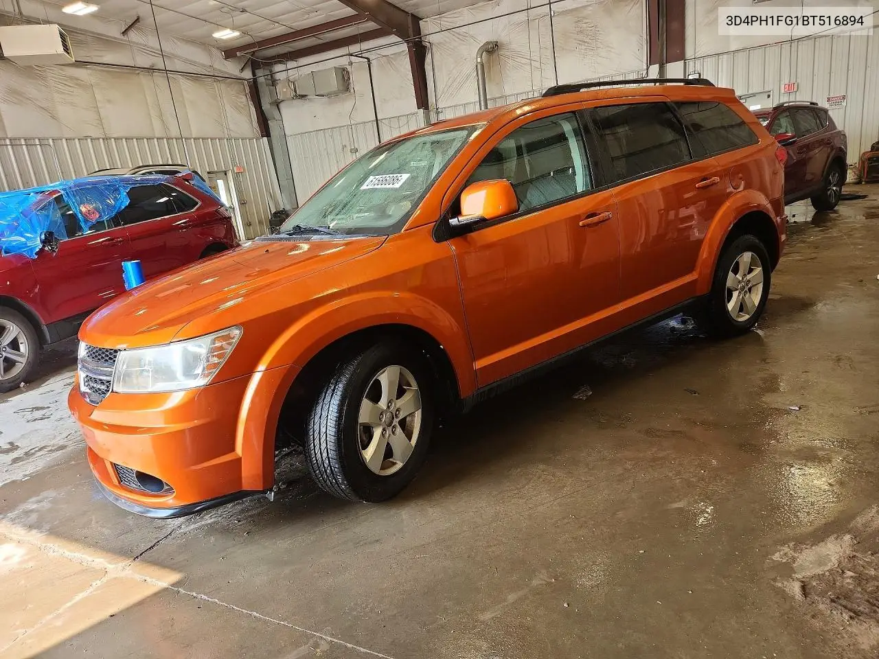 2011 Dodge Journey Mainstreet VIN: 3D4PH1FG1BT516894 Lot: 61586086