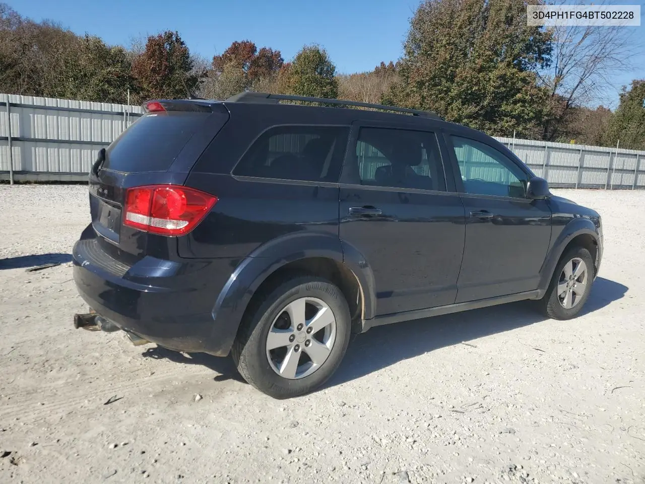 3D4PH1FG4BT502228 2011 Dodge Journey Mainstreet