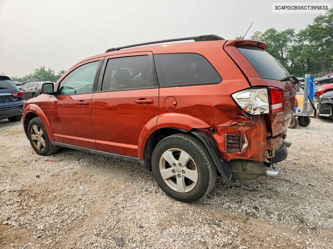 2012 Dodge Journey Sxt VIN: 3C4PDCBG5CT395833 Lot: 61160906