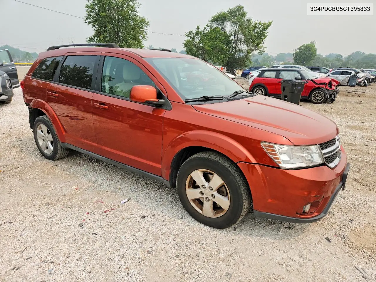 2012 Dodge Journey Sxt VIN: 3C4PDCBG5CT395833 Lot: 61160906