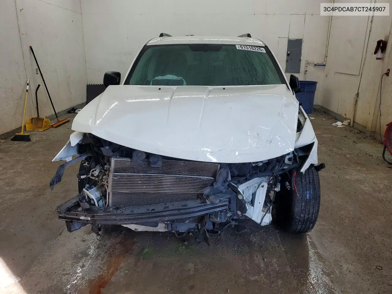2012 Dodge Journey Se VIN: 3C4PDCAB7CT245907 Lot: 61518226