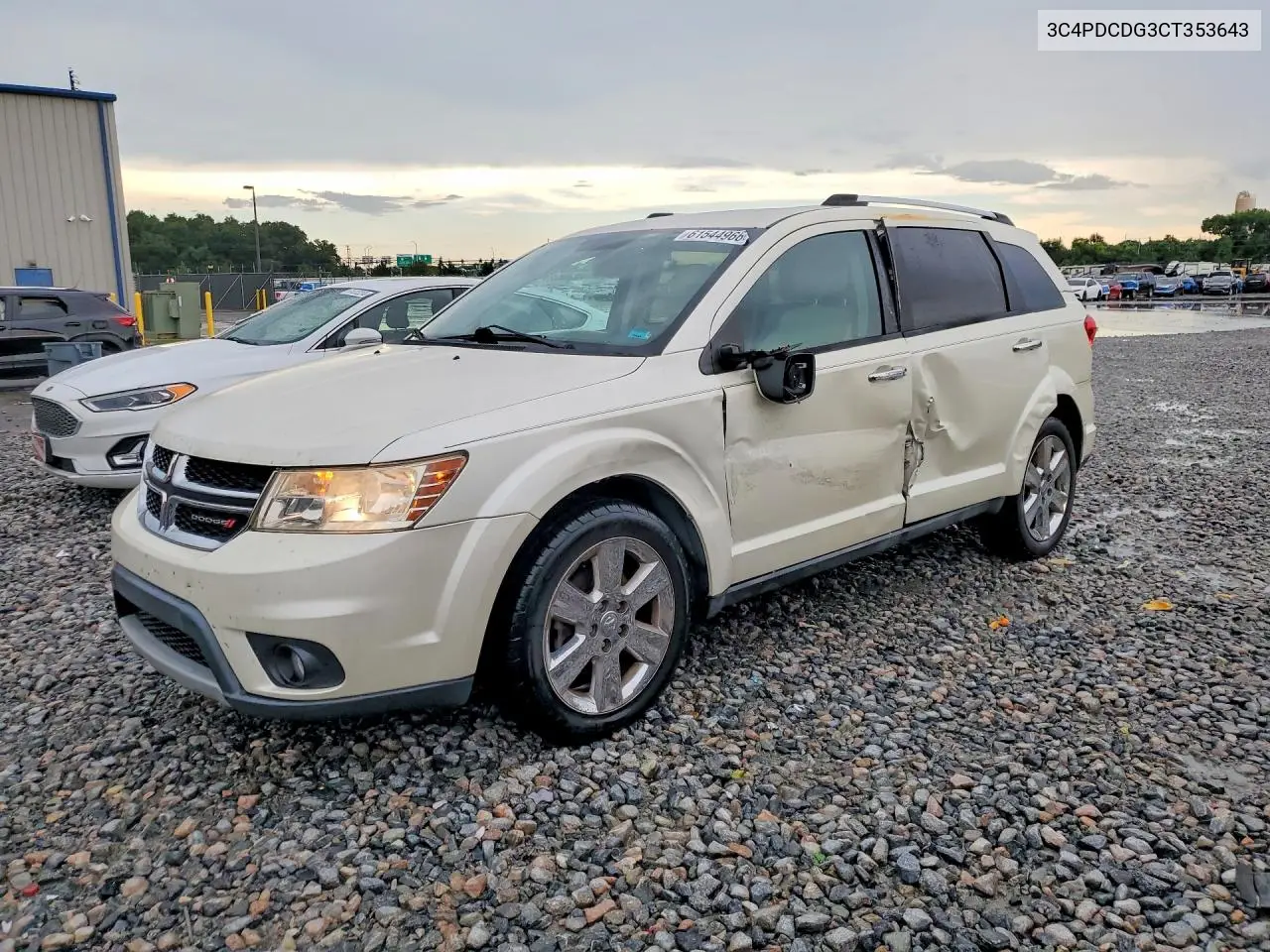 2012 Dodge Journey Crew VIN: 3C4PDCDG3CT353643 Lot: 61544966